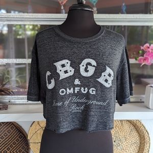 CBGB Crop Top